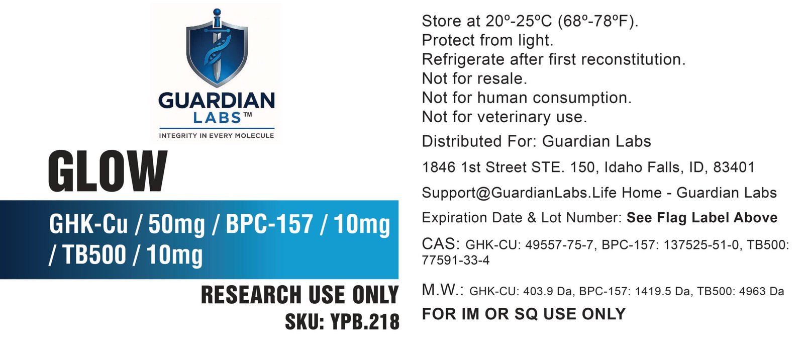 GLOW | Guardian Labs GLOW Label