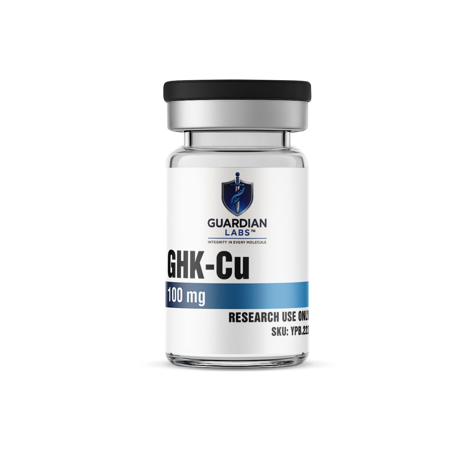 YPB.222 | Guardian Labs GHK-Cu 100mg lyophilized peptide vial for research