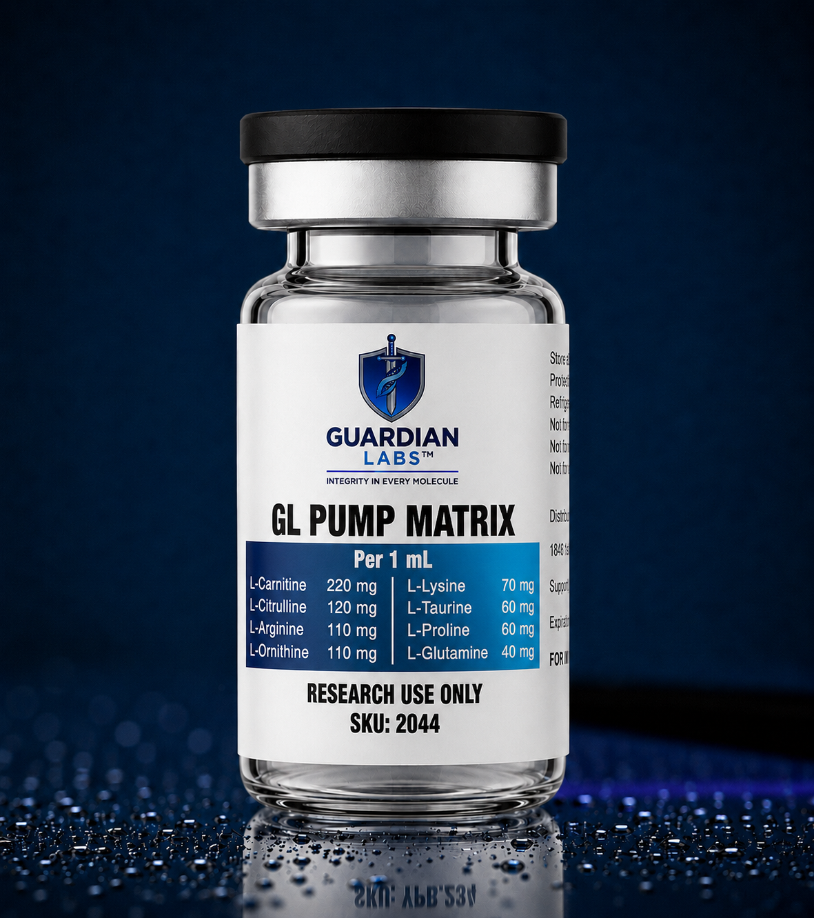 Guardian Labs GL Pump Matrix 10 mL eight-amino research complex vial