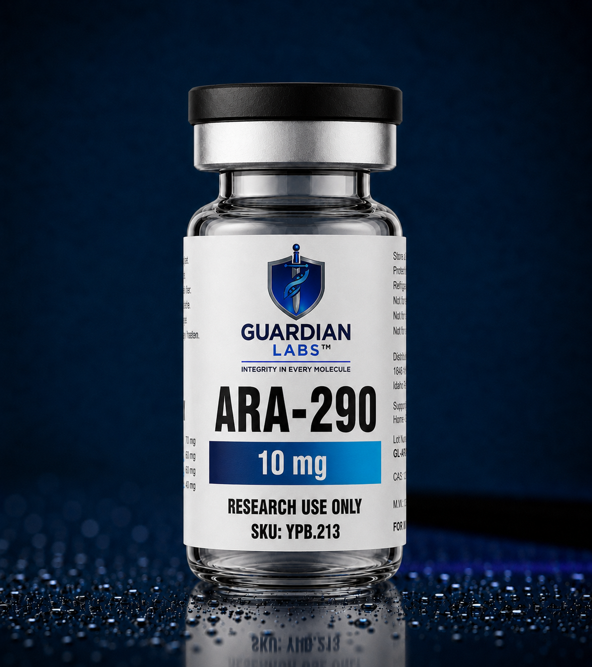 ARA-290 10 mg Cibinetide Research Peptide | Guardian Labs Guardian Labs ARA-290 10 mg research peptide vial