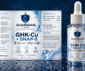 GHK-Cu / SNAP-8 Facial Serum | Guardian Labs Guardian Labs GHK-Cu and SNAP-8 Facial Serum 30 mL bottle