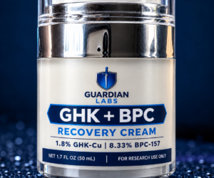 GHK-Cu and BPC-157 copper peptide recovery cream 50mL jar