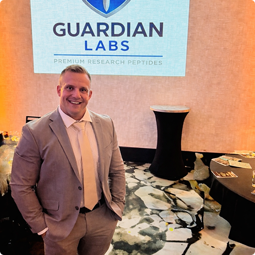 Guardian Labs founder at an event
